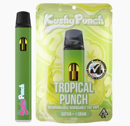 Kushy Punch - 1G Kushy Punch Vape All-In-One- Tropical Punch - P Main Image