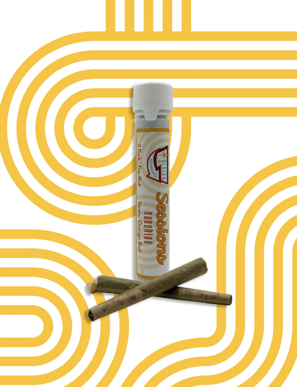 Senior Moments - Orange Bud pre-roll | .75g, 2pack Main Image