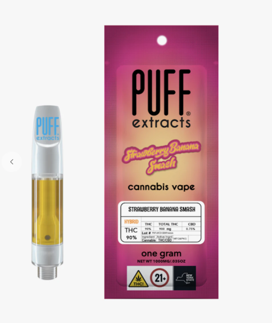 PUFF - Strawberry Banana Smash Bubble Cart | 1g Main Image