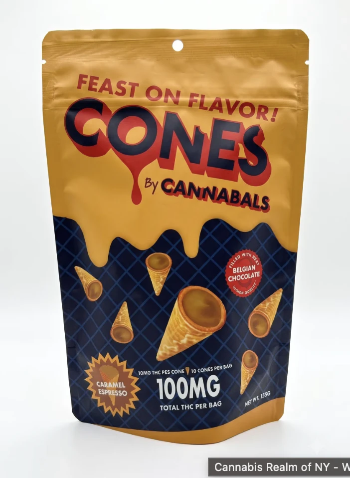 Cannabals - Cannabals |Caramel Espresso | Cones | 10 ct | 100mg THC Main Image