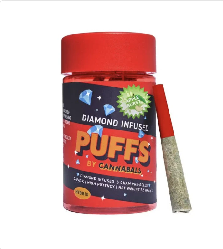 Cannabals - Cannabals | Apple Burst | Puffs | Pre-Roll Pack | 7 ct | 3.5g Main Image