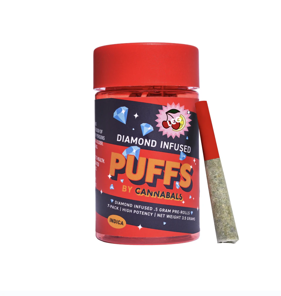 Cannabals - Cannabals | Lemon Cherry Gelato | Puffs | Pre-Roll Pack | 7 ct | 3.5g Main Image