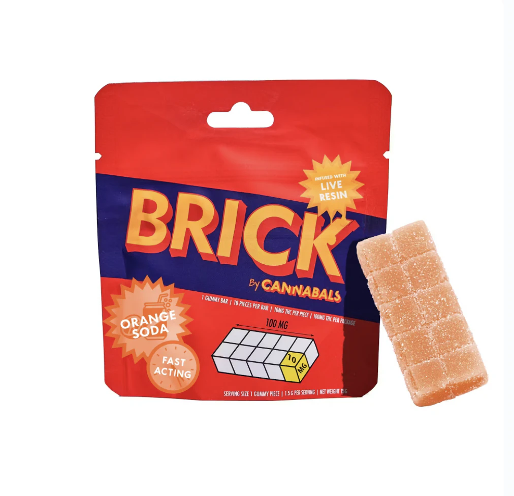 Cannabals - Cannabals | Orange Soda | Gummy Brick | 100mg THC Main Image