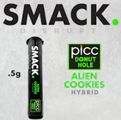 SMACK. - Live Resin Infused - Alien Cookies - .5g - Preroll