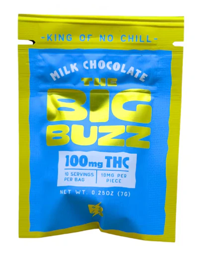 The Big Buzz - The Big Buzz - 100MG Milk Chocolate Mini Bar Main Image