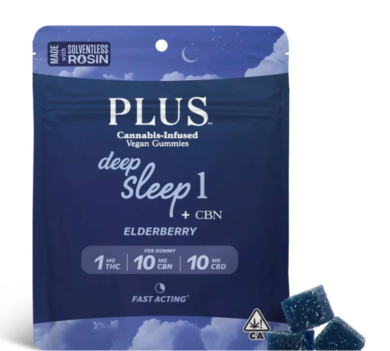 Plus - Elderberry - 100mg Deep Sleep + CBN Gummies (Plus) Main Image