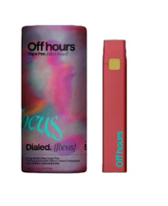 Off Hours | Vape Pens | AIO Vape | Dialed | Focus | 0.5g