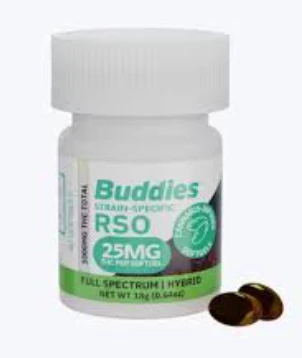 Buddies Brand - BUDDIES | SATIVA RSO SOFTGELS - 40PK | CAPSULES | 1000MG Main Image