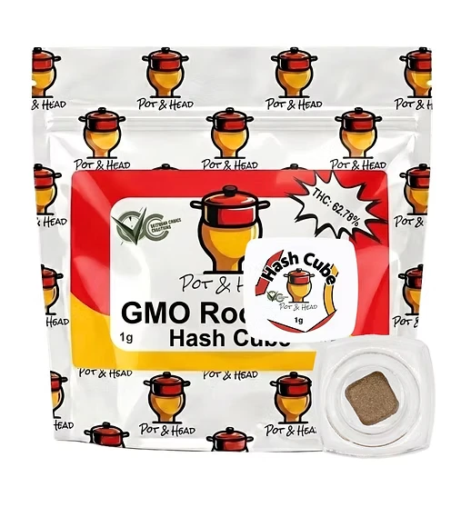 Pot & Head - GMO Root Beer 1g Hash Cube - Indica Dominant | Pot & Head Main Image