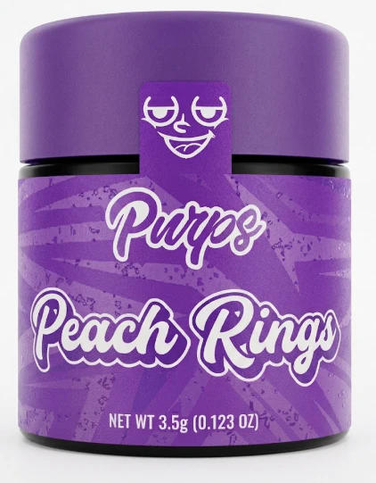 Purps - Peach Rings (3.5G Jar) Main Image