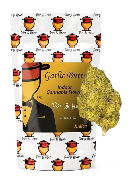 Pot & Head - Garlic Butter 14g - Indica Dominant | Pot & Head Main Image