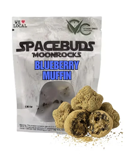 Spacebuds Moonrocks - Blueberry Muffin 4g Moonrocks - Indica | SpaceBuds Main Image