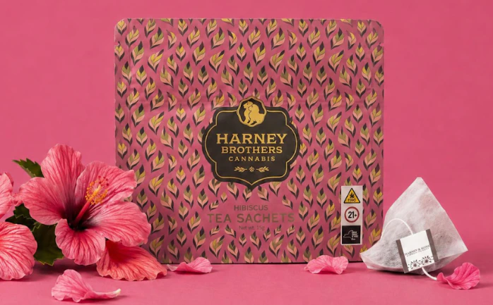 Harney Brothers - Hibiscus Tea - 10MG 5PK Tea Sachets Main Image