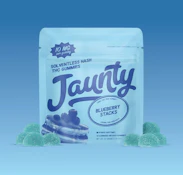 Jaunty- Blueberry Stacks- Solventless Hash Gummies 100mg