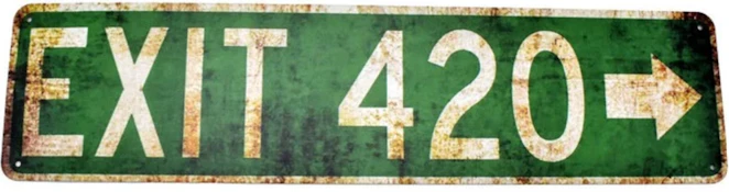 Metal Street Sign