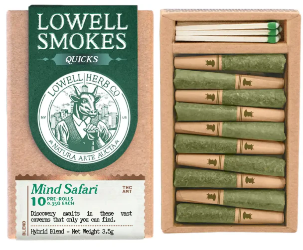 Lowell Herb Co. - Mind Safari - 3.5G 10PK Hybrid Blend Hybrid Main Image
