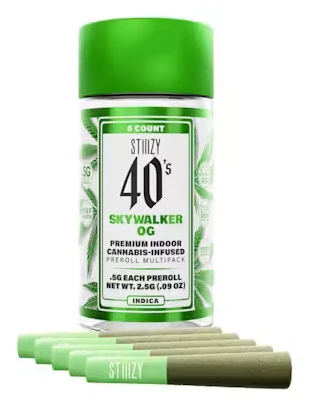 STIIIZY - Skywalker OG 5 Pack Infused Pre Roll - .5G (2.5G) Main Image