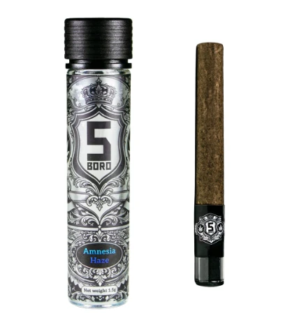 5 BORO - Amnesia Haze - 1.5G Glass-Tipped Blunt Main Image