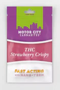 Motor City Cannabites | STRAWBERRY CRISPY CHOCOLATE DRIZZLE  | 200 mg 