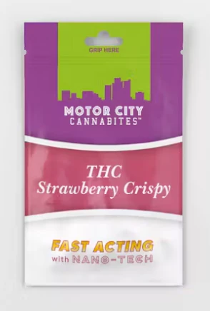 Motor City Cannabites - Motor City Cannabites | STRAWBERRY CRISPY CHOCOLATE DRIZZLE | 200 mg Main Image