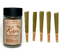 Papaya Upside-Down Cake 5pk Infused Prerolls - Hybrid | Kiefers