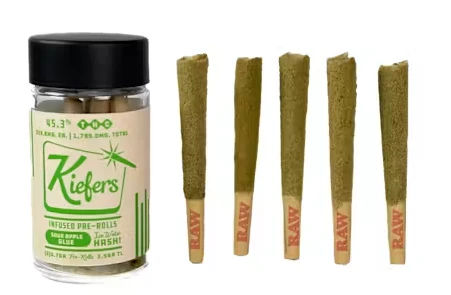 Kiefers - Sour Apple Glue 5pk Infused Prerolls - Indica Dominant | Kiefers Main Image