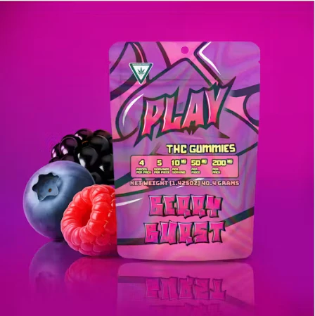 GNO Enterprise  - Tru Smoke - Play - Berry Burst 200 MG Gummies Main Image