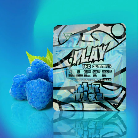 GNO Enterprise  - Tru Smoke - Play - Blue Raspberry 200 MG Gummies Main Image