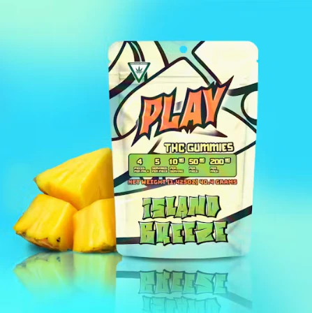 GNO Enterprise  - Tru Smoke - Play - Island Breeze 200 MG Gummies Main Image