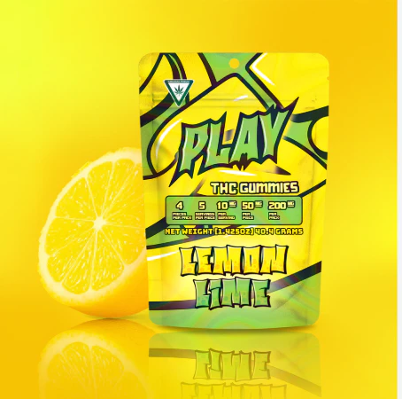GNO Enterprise  - Tru Smoke - Play - Lemon Lime 200 MG Gummies Main Image