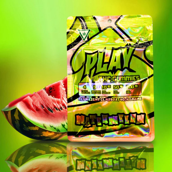 GNO Enterprise  - Tru Smoke - Play - Watermelon 200 MG Gummies Main Image