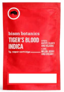 Tiger Blood 1g Vape Cartridge - Indica | Bison Botanics
