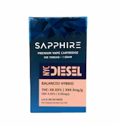 Sapphire - NYC Diesel - 1g Vape Cartridge