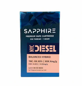 Sapphire - Sapphire - NYC Diesel - 1g Vape Cartridge Main Image