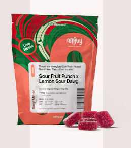 MFNY | Edible | Live Resin Gummies | Sour Fruit Punch x Lemon Sour Dawg | 10 pk | 100mg