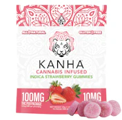 KANHA | Strawberry | Indica | 100mg THC | 10-pack