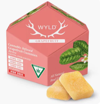 WYLD - Wyld Grapefruit 1:1:1 THC:CBC:CBG 200mg Main Image