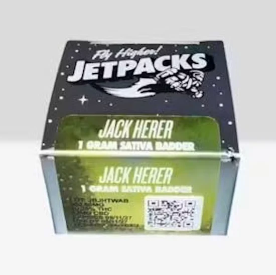Jetpacks - Jetpacks | Badder | Jack Herer | 1g Main Image