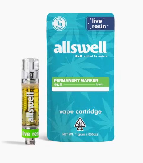 Allswell - Permanent Marker - 1g Live Resin Cartridge (Allswell) Main Image