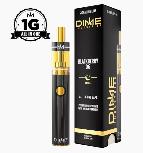 Dime Industries - Blackberry OG 1000mg All in One Device Main Image