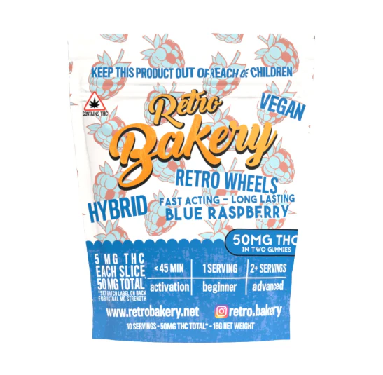 RETRO BAKERY - Blue Raspberry gummies 2 pack Main Image