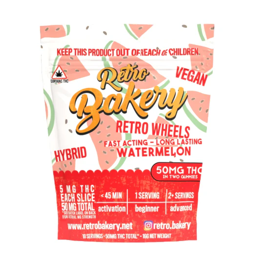 RETRO BAKERY - Watermelon gummies 2 pack Main Image