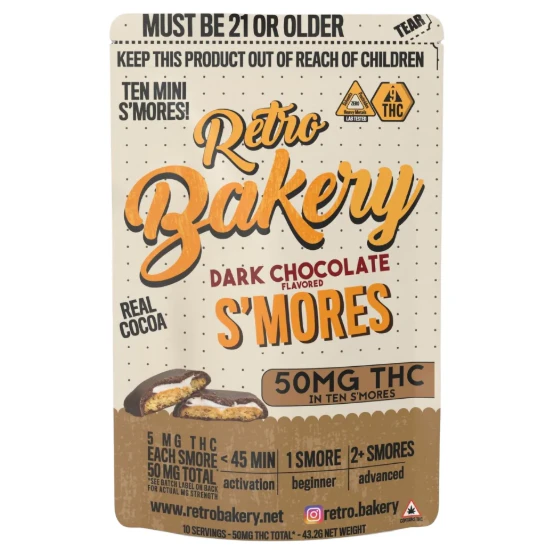 RETRO BAKERY - Dark Chocolate S'Mores 50mg Main Image