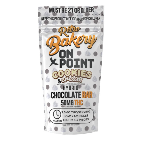 RETRO BAKERY - Cookies & Cream Bar 50mg Main Image