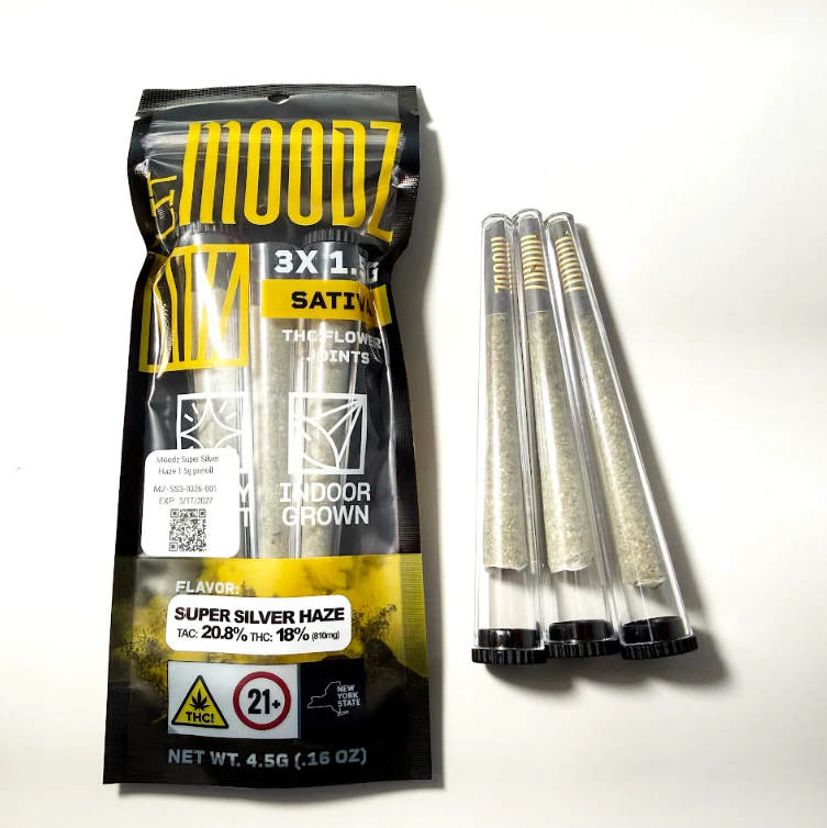 Moodz - Moodz - Super Silver Haze - 3-Pack Prerolls Main Image