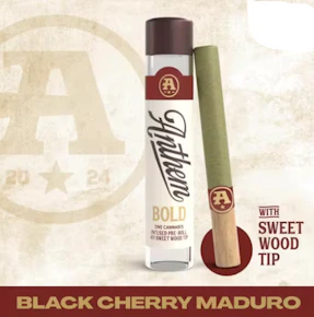 Anthem | Preroll | Infused | Bold | Wood Tip | Black Cherry Maduro | 1G