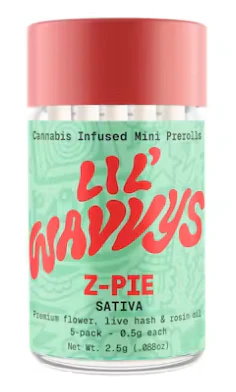 Wavvy - Wavvy - Lil Wavvys - Z Pie - Infused Preroll - 5pk - 2.5g Main Image