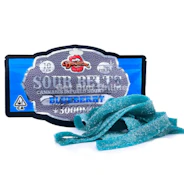 Blueberry - 3000mg Cannabis Infused Sour Belts (Devour)