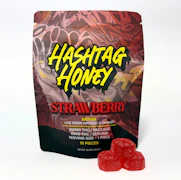 Hashtag Honey - Strawberry - 100mg Live Resin Gummies
