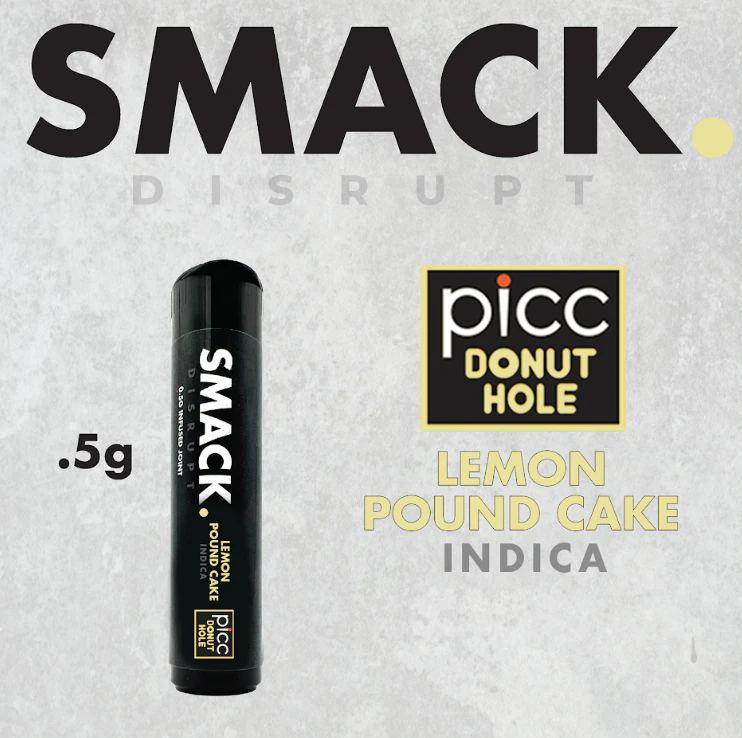 PICC - PICC | Pre-roll | Infused Pre-Rolls | Smack - Infused - Lemon Pound Cake | 0.5g Main Image